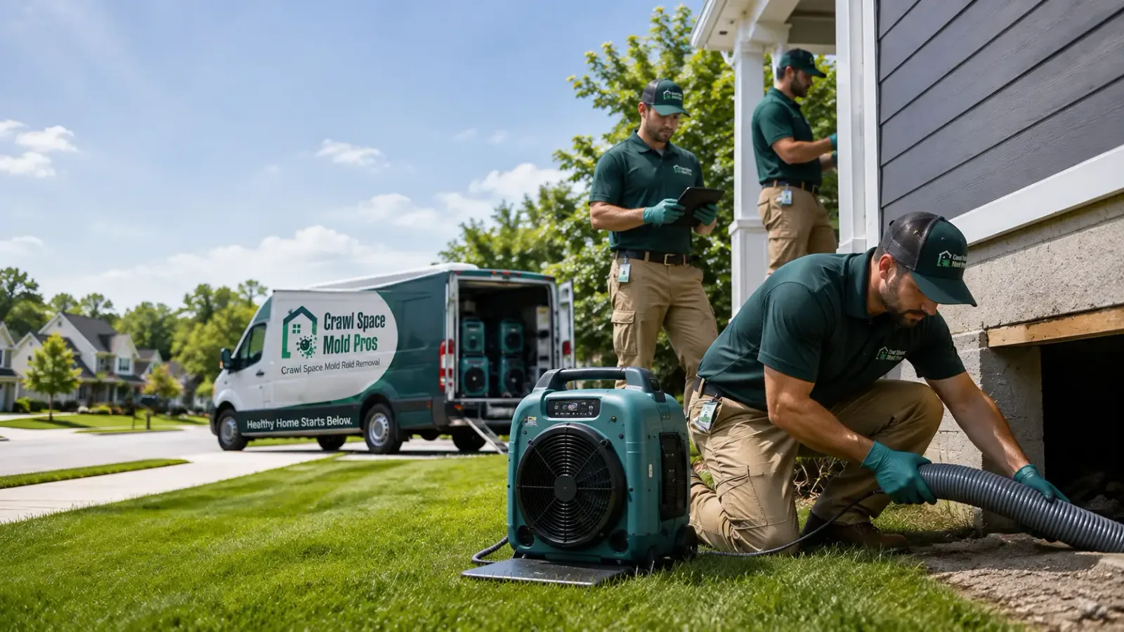 Crawl Space Mold Removal in Comstock, WI